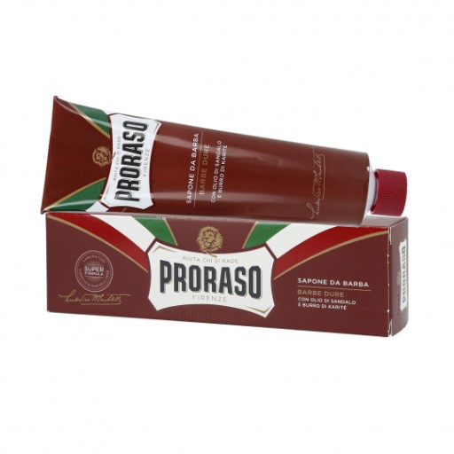 Proraso Krém na holenie SANDALWOOD Red Line HARD BEARD 150ml