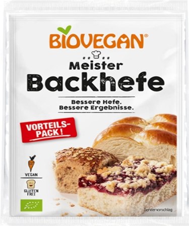 Organické bezlepkové sušené droždie 21g (3x7g) - Biovegan