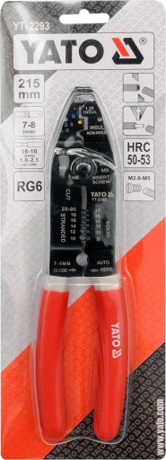 IZOLAČNÉ STIERKOVACIE KLIEŠTE 215MM YATO