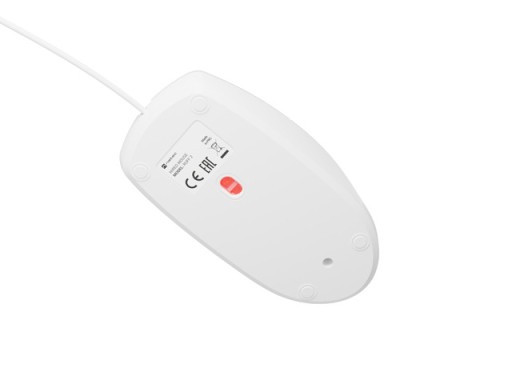 Natec RUFF 2 1000 DPI drôtová myš, biela