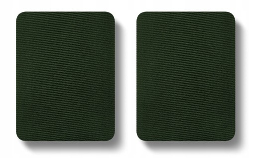 2 nažehľovacie ZÁPLATY TERMONÁPLATA - tmavozelená