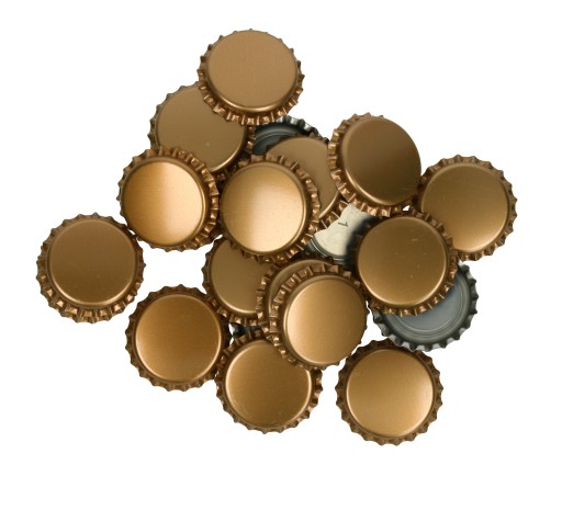 Uzávery fi 26 CARAMEL 100 ks fi 26 na pivové fľaše