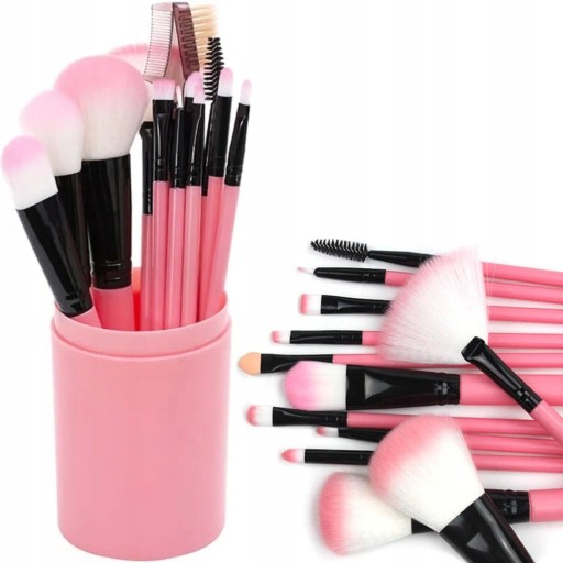 12ks PROFESIONÁLNYCH ŠTETEC NA MAKEUP SADA 18 ks