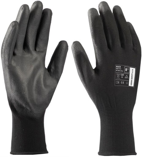 Bezšvové pracovné rukavice Ardon Buck Black 10-XL