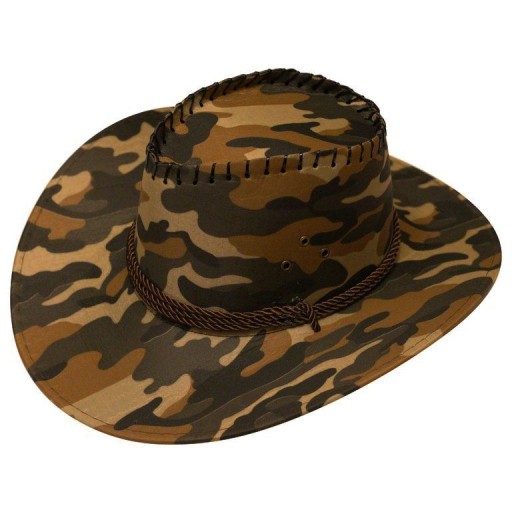 CAMO VOJENSKÝ KOVBOJSKÝ RYBÁRSKY ČIAPOK 10-16L