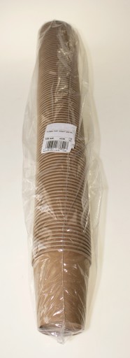 PAPIEROVÉ ŠÁLKY 250ML NA KÁVOVÉ NÁPOJE KRAFT 100KS