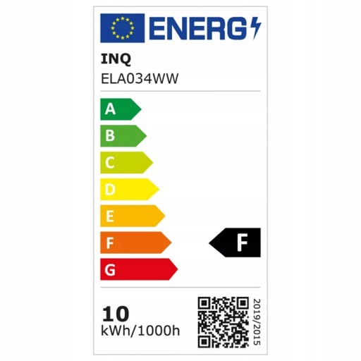 E27 LED žiarovka, 10W 940 lm, teplá (ELA034WW) INQ