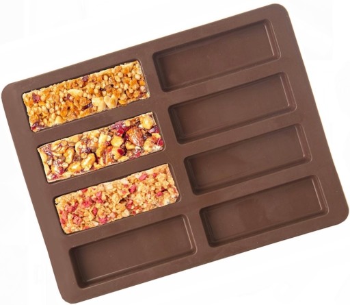 SILIKÓNOVÁ forma na pečenie müsli tyčiniek, koláčikov do tyčiniek OLDMAN CAKES