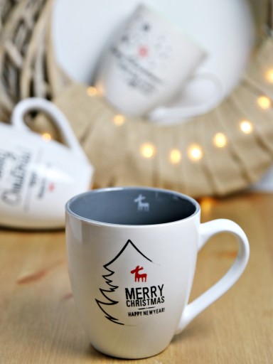 VEĽKÝ porcelánový hrnček na kávu a čaj, 500 ml
