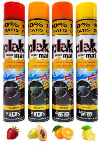 Plak Atas SUPER MAT 750 čistí ORANŽOVÝ KOKPIT