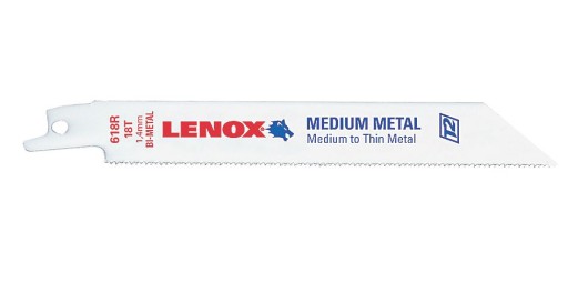 LENOX 618R RECIMEROVACÍ PÍLOVÝ LIST NA KOV