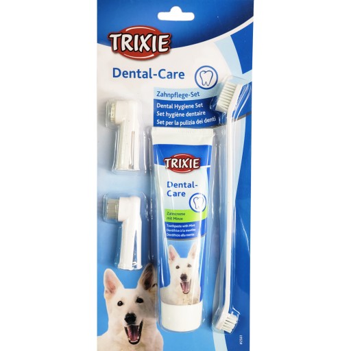 SADA NA ČISTENIE ZUBOV Kefová pasta PRE PSOV