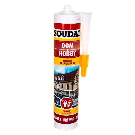 Univerzálny silikón Soudal, bezfarebný, 280 ml