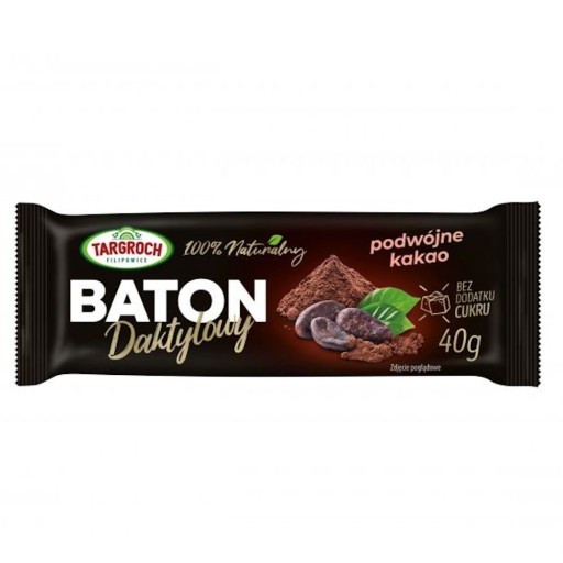 100% PRÍRODNÁ datľová tyčinka Double Cocoa 40g