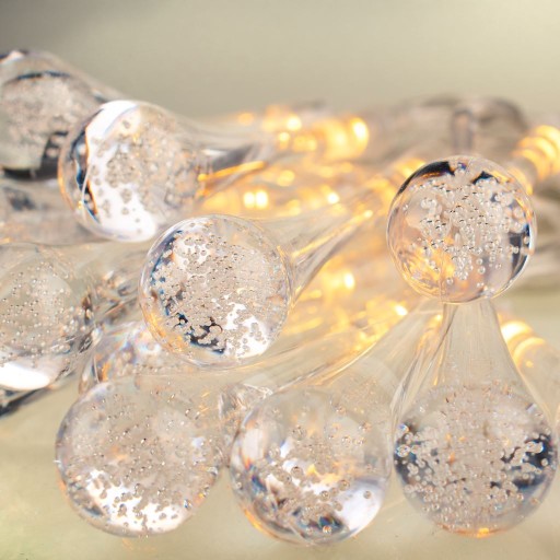 LED osvetľovacia girlanda Cencúľové lampy napájané batériami