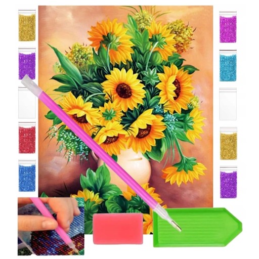 DIAMANTOVÉ VYŠÍVACIE KORÁLKY MOZAIKA 5D SET OBRAZ DIAMANTOVÁ MAĽBA 30x40CM
