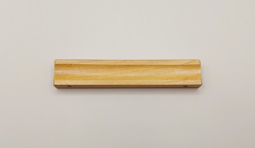 Dubová nábytková úchytka, dĺžka 154mm, rozteč 128mm, POLSKÝ VÝROBOK