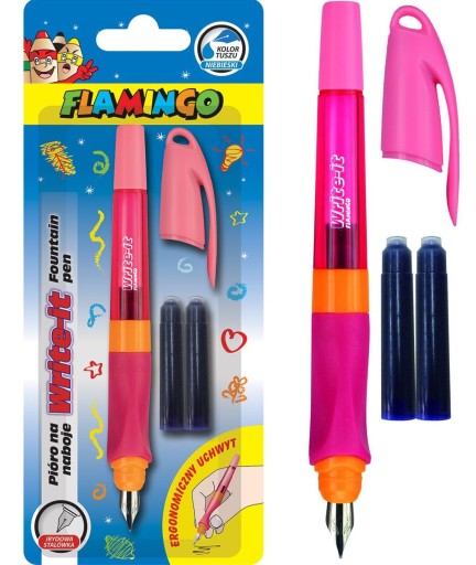 Náplňové plniace pero, Flamingo ružové