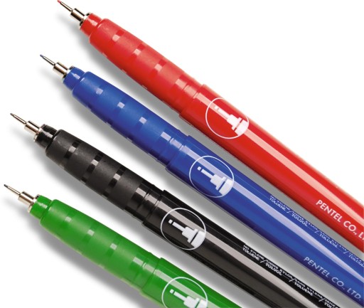 Ultra tenký permanentný popisovač PENTEL NMF50 čierny