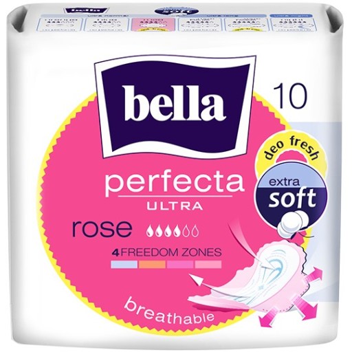 Bella Perfecta hygienické vložky 10 kusov Rose