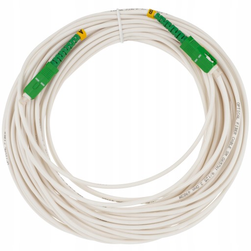 NEKU Patchcord optické vlákno SM 9/125 SC APC FTTH 25m