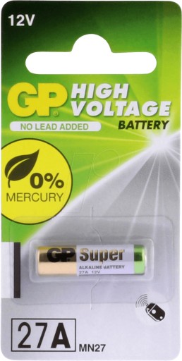GP MN27 A27 27A L828 V27A BP1 12V batéria diaľkového ovládača