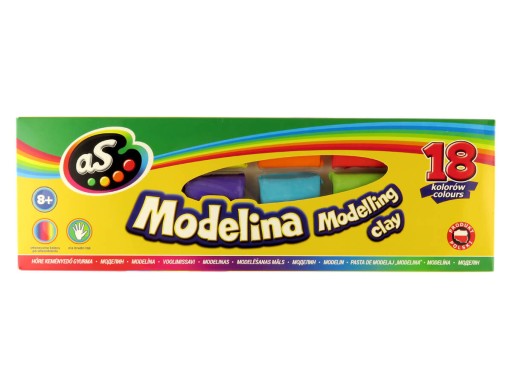 Modelovacia hmota od Astra As 18 farieb - ŽIVÉ FARBY