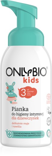 Detská pena na intímnu hygienu pre dievčatá od 3 rokov, 300 ml