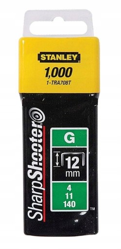 Sponky g-12mm 1000 ks. Stanley