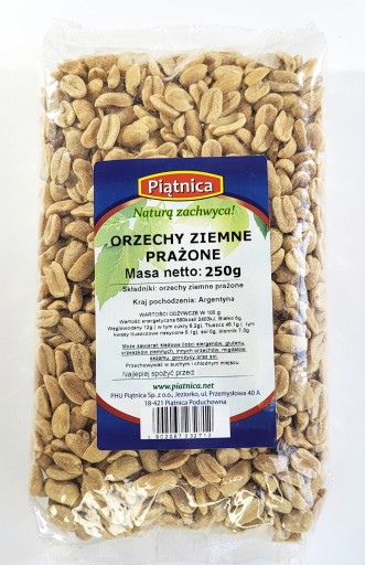 Arašidy pražené BEZ SOLI 250g PIATOK