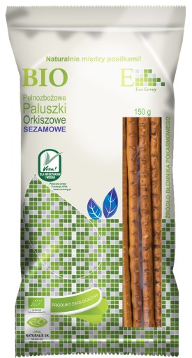 CELOZRNNÉ ŠPALOVÉ TYČINKY S BIO SEZAMOM 15