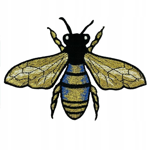Motýlik FLY gold Bee Insect TERMO patch