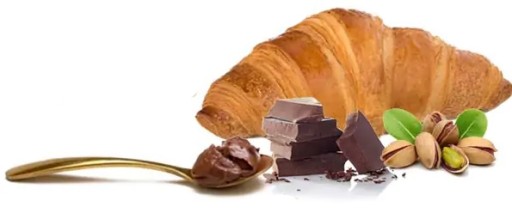 KETO CROISSANT CROSSANT bez cukru, sacharidov, mini - čokoládový krém