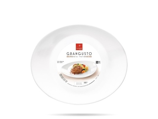 Steakový tanier 31 cm biely GRANGUSTO BORMIOLI