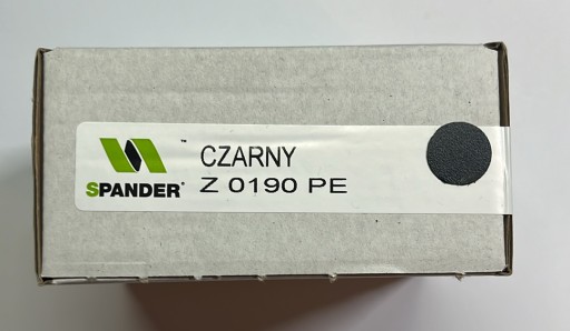 Kronospan K - 0190 PE nábytková zátka čierna