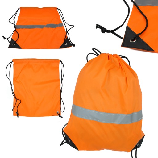 Reflexná taška na školskú obuv, PE uniforma, polyester