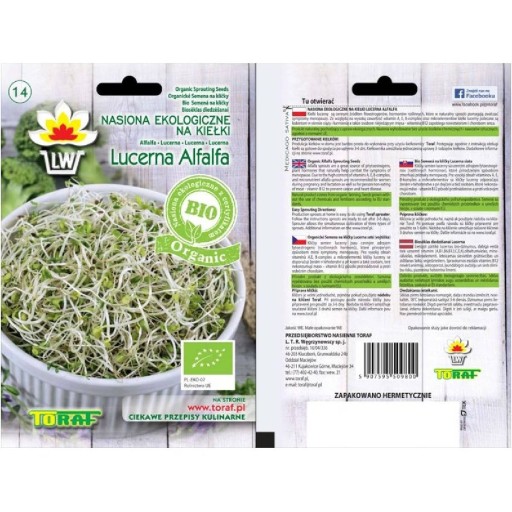 BIO Alfala Alfala klíčky 20g