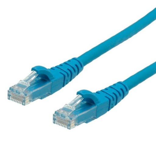 LAN UTP Cat 6a sieťový kábel, krútená dvojlinka RJ45, 0,5 m
