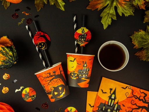 Bio slamky Haunted House Halloween 6 ks