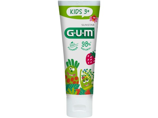 Detská zubná pasta GUM Sunstar pre deti 3-6 rokov Jahoda