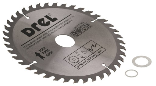 Kotúčová píla Drel CON-TCT-1904 na drevo 190x30mm