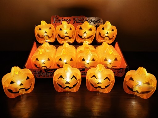 HALLOWEENSKÉ DEKORÁCIE TEKVICOVÁ POSTAVA NA BATÉRIU ŽIARIVÁ DEKORATÍVNA OZDOBA