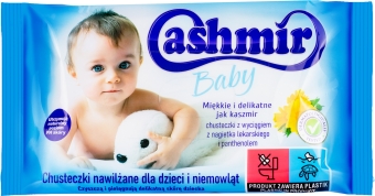 Cashmir vlhčené obrúsky 1 x 72 ks.