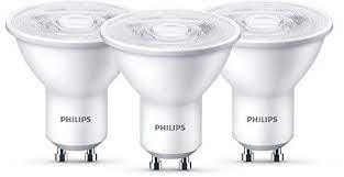 3x GU10 PHILIPS LED žiarovka 4,7W = 50W 2700k 345lm