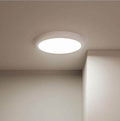 STROPNÉ SVIETIDLO PLAFON LUSTER BIELA LED PODKROŽIE 2 FARBY ZÁVISNÉ LAMPY PLAFON