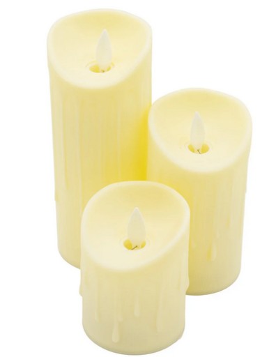 LED VLOŽKA SVIEČKY PRE SKVELÝ EFEKT PLAMEŇA SVIEČKY SVIEČKA 7CM SET S BATÉRIAMI