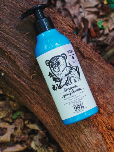 YOPE prírodný sprchový gél Guaiac Wood Myrrh Tonka 400 ml