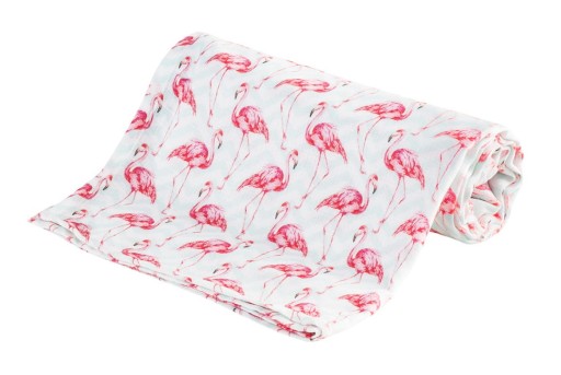 Bocioland Bambusová plienka 30x30cm Flamingos
