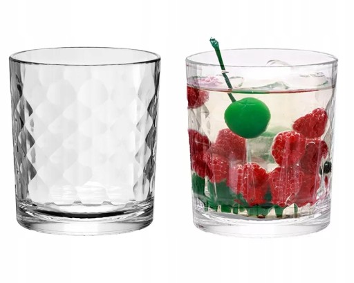 Altom Design Karo sada pohárov na whisky na nápoje, 240 ml, 6 kusov