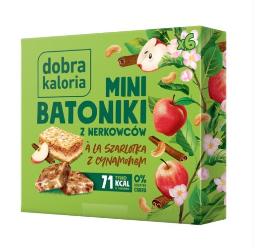 Mini tyčinky *Jablkový koláč so škoricou* Dobrá kalória